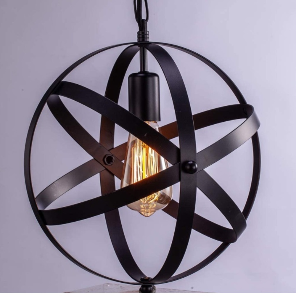 Metal Globe Pendant Light
